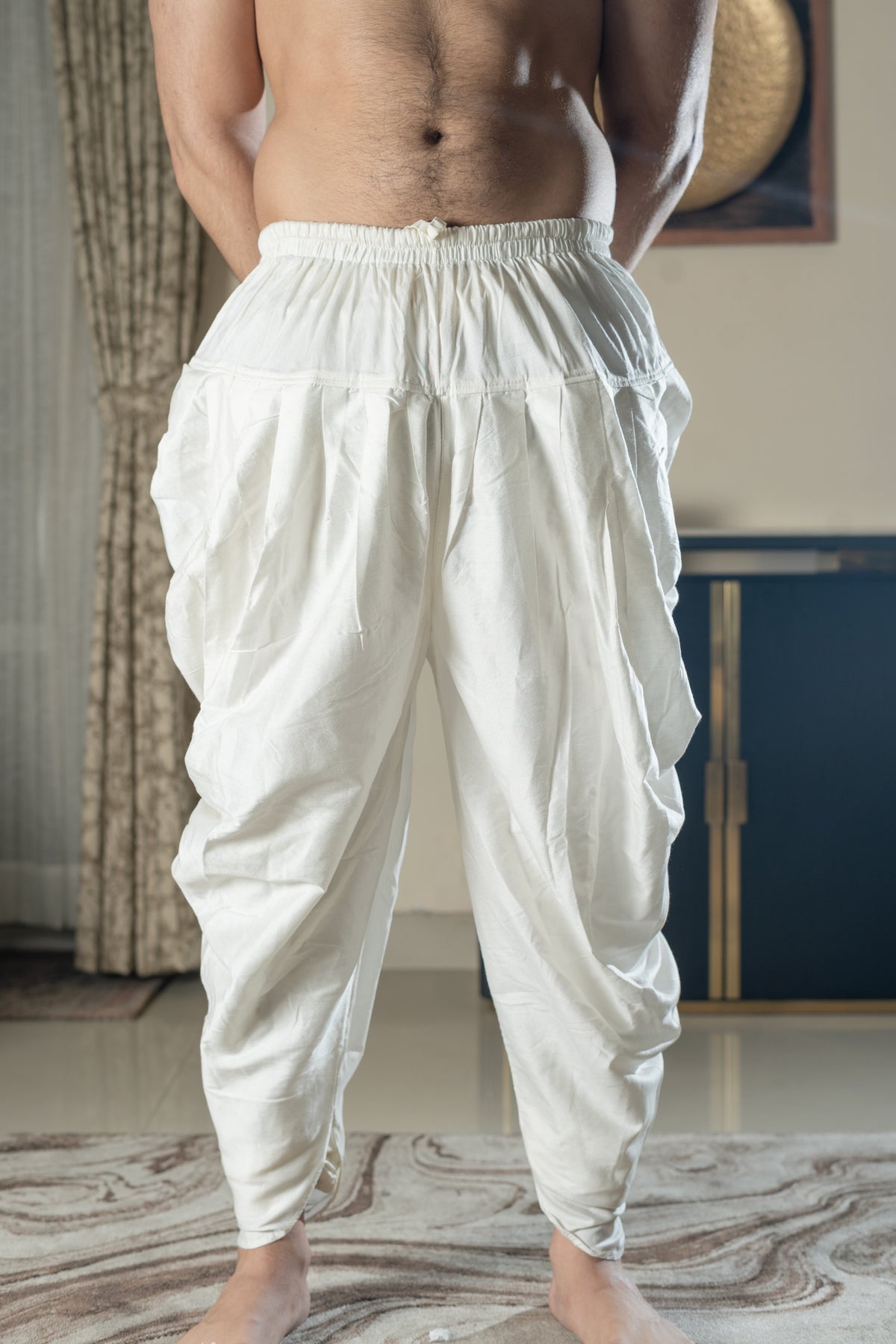 Off white dhoti pyjama